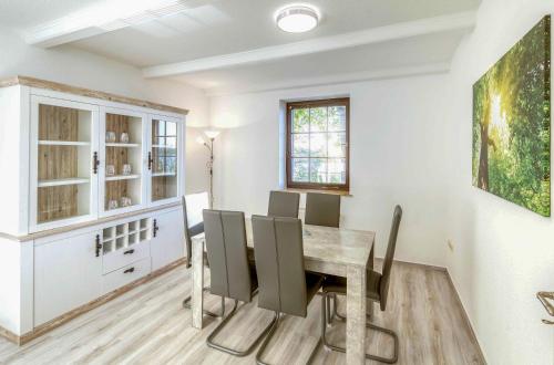 Χώρος καθιστικού στο Feriendomizil Haus am See in Torgelow am See
