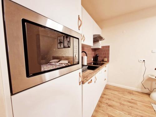 Dapur atau dapur kecil di Studio Annabel