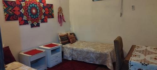 Asuncion Hostal Deluxe Pyにあるベッド