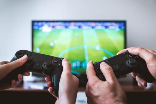 two people playing a video game on the nintendo wii at San Angel Villas in San Antonio
