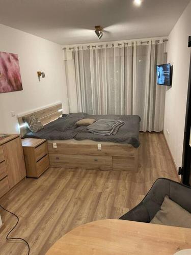 Katil atau katil-katil dalam bilik di Ferienwohnung Walsrode