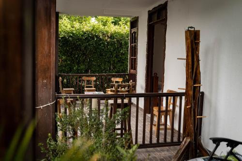Balkón nebo terasa v ubytování Finca La Guitarra