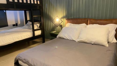 Ένα ή περισσότερα κρεβάτια σε δωμάτιο στο Apartamento céntrico con Mirador
