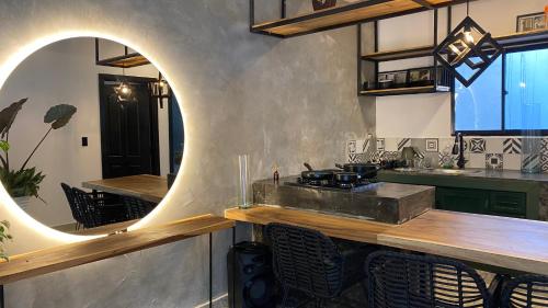 Η κουζίνα ή μικρή κουζίνα στο Apartamento céntrico con Mirador