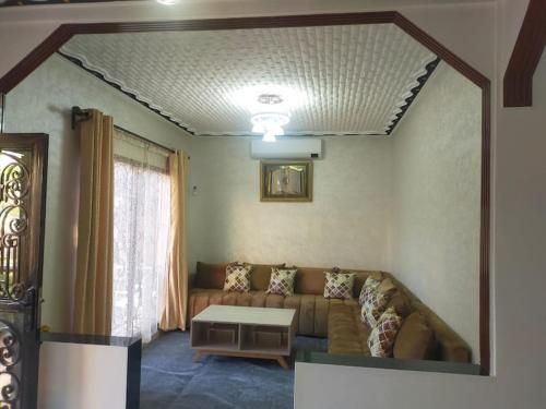 Χώρος καθιστικού στο Villa avec piscine privée à ghmate route d'ourika