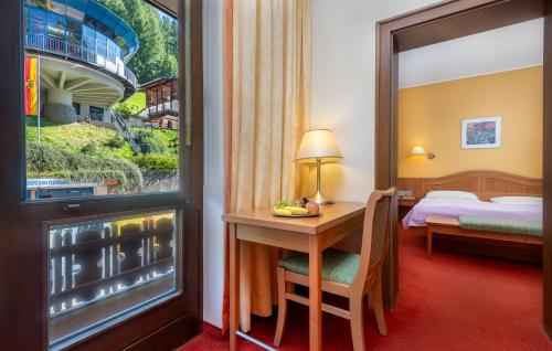 Postel nebo postele na pokoji v ubytování Landhotel Post