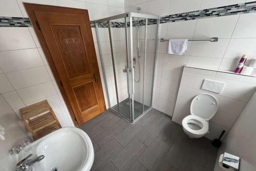 Ένα μπάνιο στο Chalet Alber