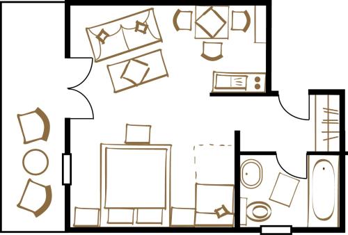 a rendering of a floor plan of a house at Unterwirt in Bad Kleinkirchheim