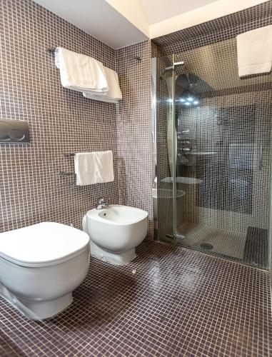 Koupelna v ubytování Blurooms