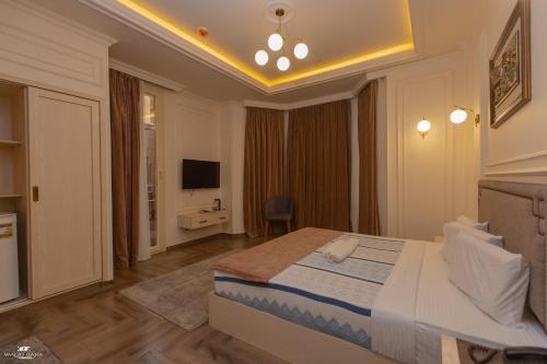 TV a/nebo společenská místnost v ubytování El Farida Hotel