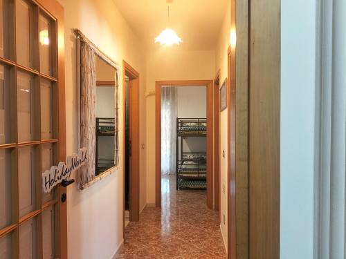 a hallway with a hallway at Zopito's House by Holiday World in Loreto Aprutino