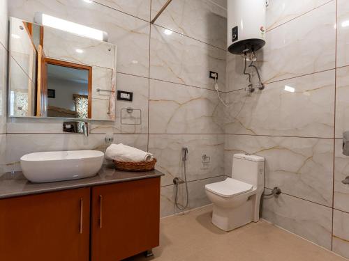 Salle de bains dans l'établissement Moustache Srinagar