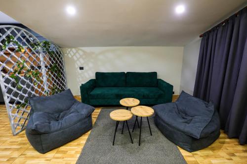 Posezení v ubytování October apartment