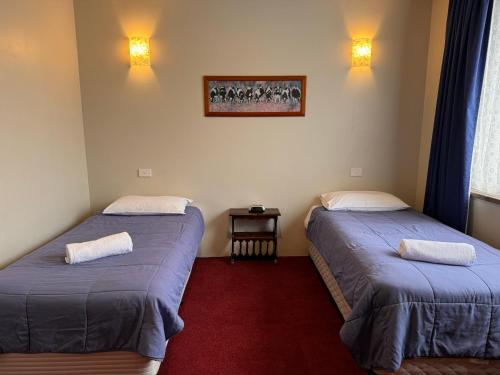 Katil atau katil-katil dalam bilik di Mountain View Country Inn