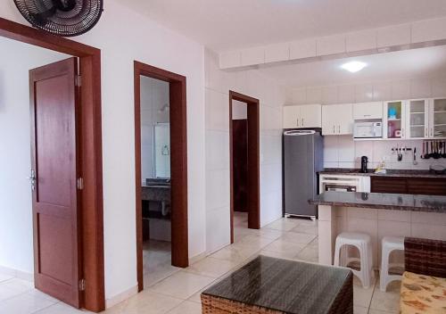 Dapur atau dapur kecil di Pousada Nereidas