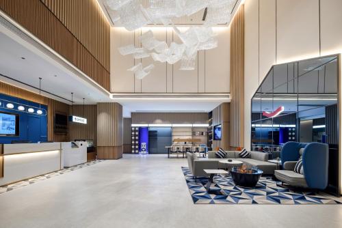 Ruang duduk di Echarm Hotel Du'an High-speed Railway Station