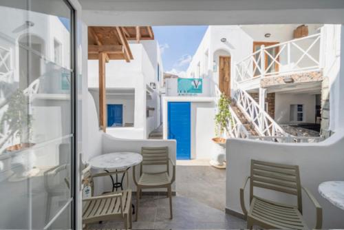 Балкон или терраса в Vassilia on the beach Serifos