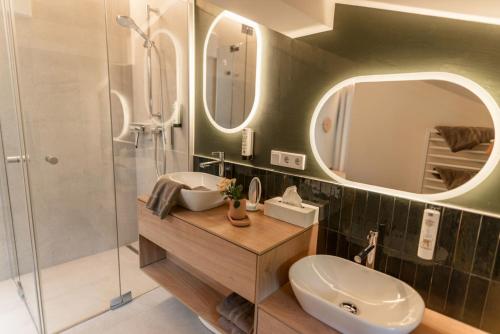 Un baño de Familienhotel Felsenhof
