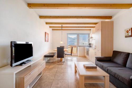 Μια τηλεόραση ή/και κέντρο ψυχαγωγίας στο Apartment Kastelaz