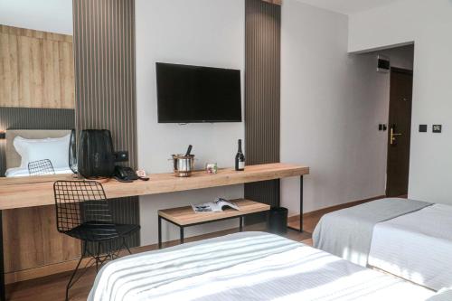 Ένα ή περισσότερα κρεβάτια σε δωμάτιο στο Best Western Plus Lozenetz Hotel