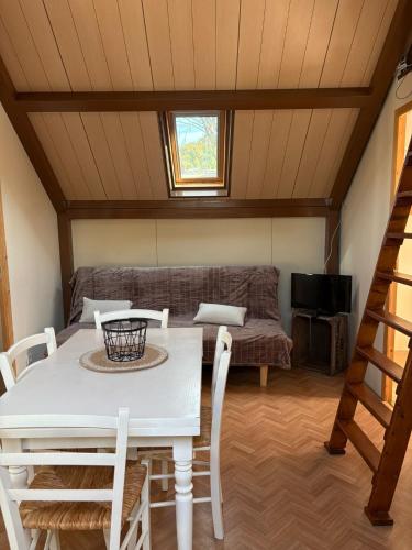 Posezení v ubytování Chalet Mo