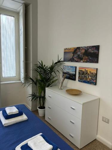 Postel nebo postele na pokoji v ubytování Villa Iside Casavacanze