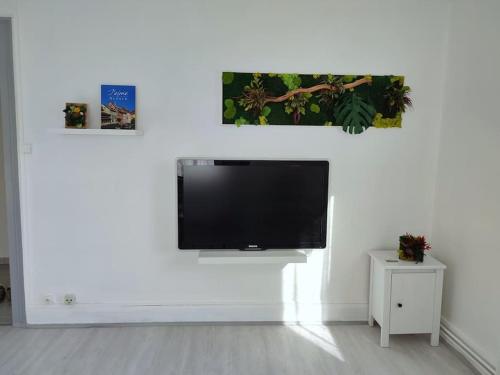 TV a/nebo společenská místnost v ubytování Appart Rama