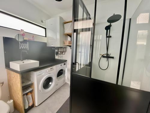 Koupelna v ubytování Maison 43