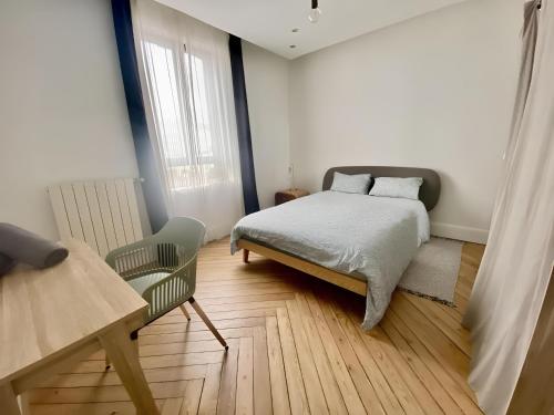 Postel nebo postele na pokoji v ubytování Maison 43