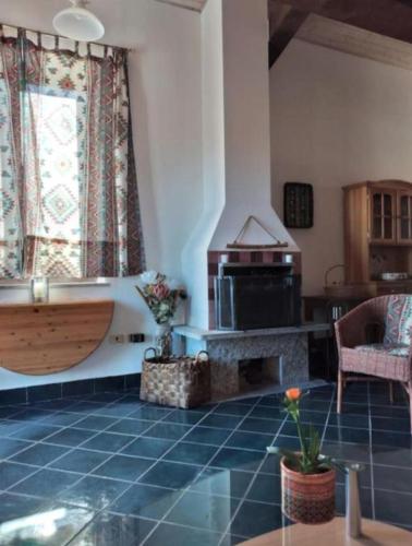 Posezení v ubytování Maison Al Nocin