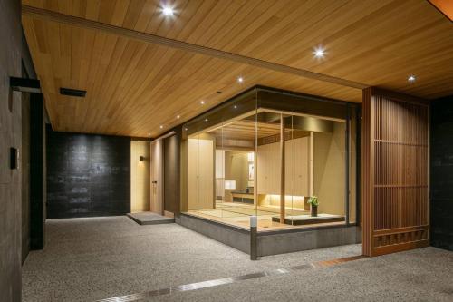 a lobby of a building with a large glass window at Kaga - House - Vacation STAY 17904 in Kaga