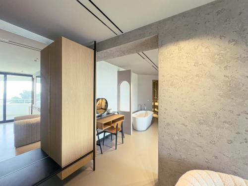Χώρος καθιστικού στο Zins Luxury Rooms