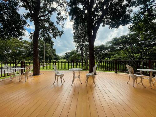 Balkoni atau teres di Ake camping pakchong