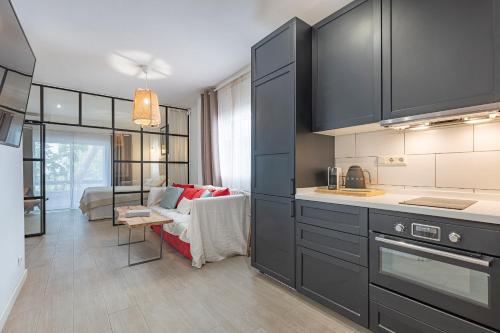 Kuchyň nebo kuchyňský kout v ubytování Apartamento en Milla de Oro a 5 min andando de la playa