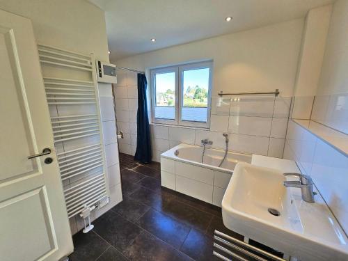 Un baño de Sechendorf-Ferienhaus-Solaengen-Sechendorf