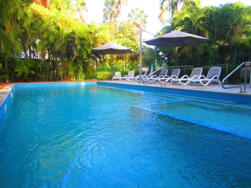 Kolam renang di atau dekat dengan Cocos Beach Bungalows