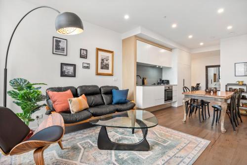 Kuchyň nebo kuchyňský kout v ubytování The Photographers' Gallery