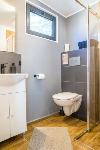 Un baño de Tiny Houses Transfagarasan
