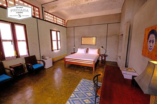 Cama o camas de una habitación en Privada Lodge - Historic Hotel