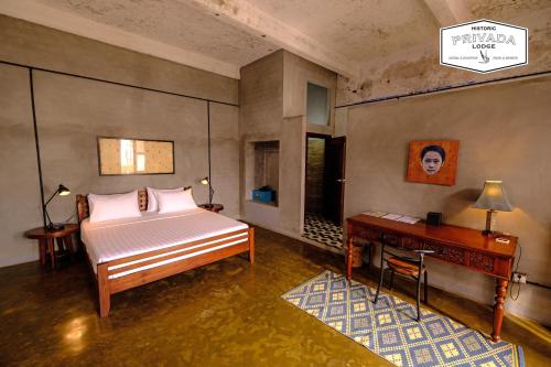 Cama o camas de una habitación en Privada Lodge - Historic Hotel