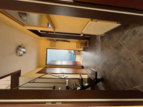 a conference room with a table and chairs in it at Seestern in Norddeich