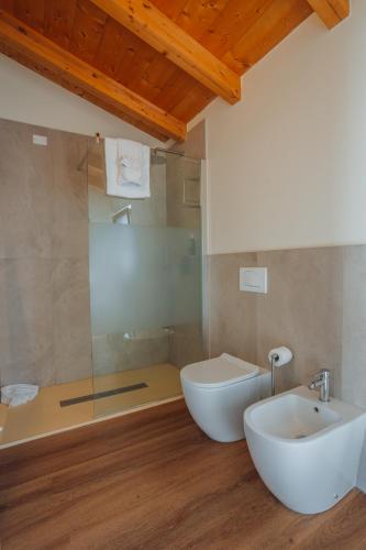 Koupelna v ubytování Garda Relais