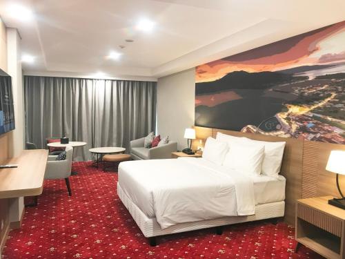 Posezení v ubytování Labersa Hotel & Convention Center Samosir