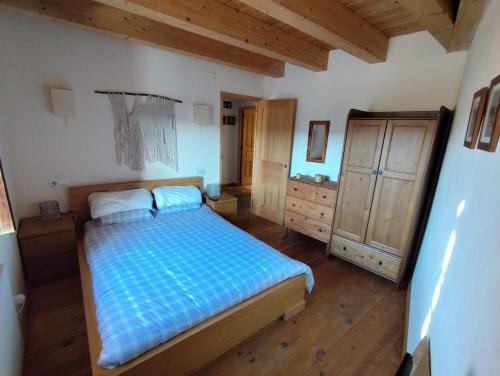 Postel nebo postele na pokoji v ubytování La Gándara Casa Rural