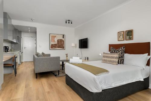 Katil atau katil-katil dalam bilik di Newlands Peak Apartments