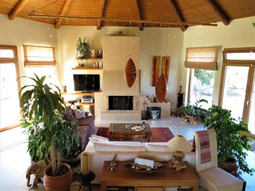 TV a/nebo společenská místnost v ubytování Casa Conito