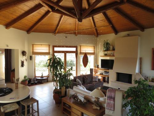 TV a/nebo společenská místnost v ubytování Casa Conito