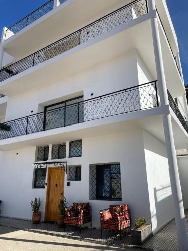 Un balcón o terraza en Appartement Fatima