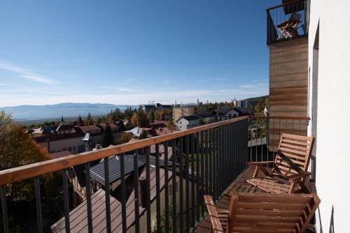 Balkón nebo terasa v ubytování TATRYSTAY Primo Apartment