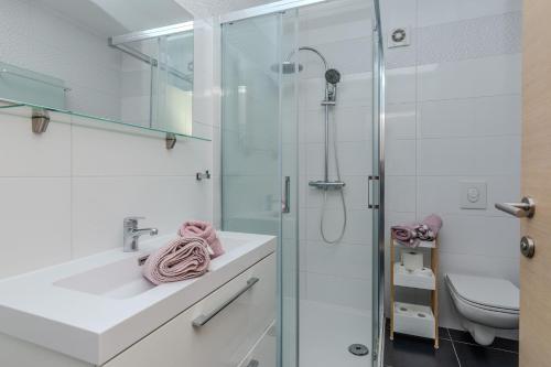 Koupelna v ubytování Apartment Eses